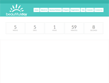 Tablet Screenshot of beautifulday.org